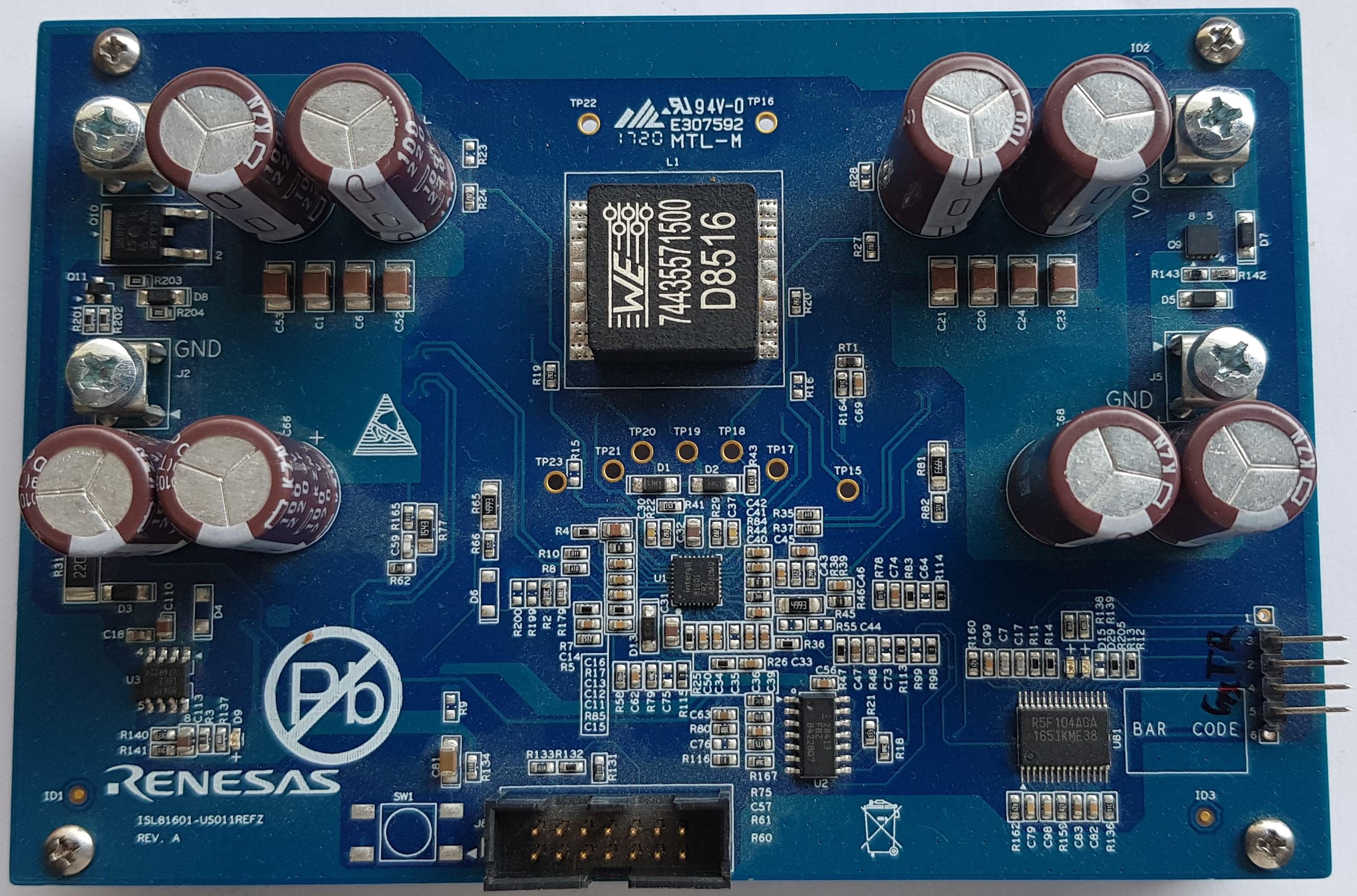 MPPT Based Solar Battery Charger board layout